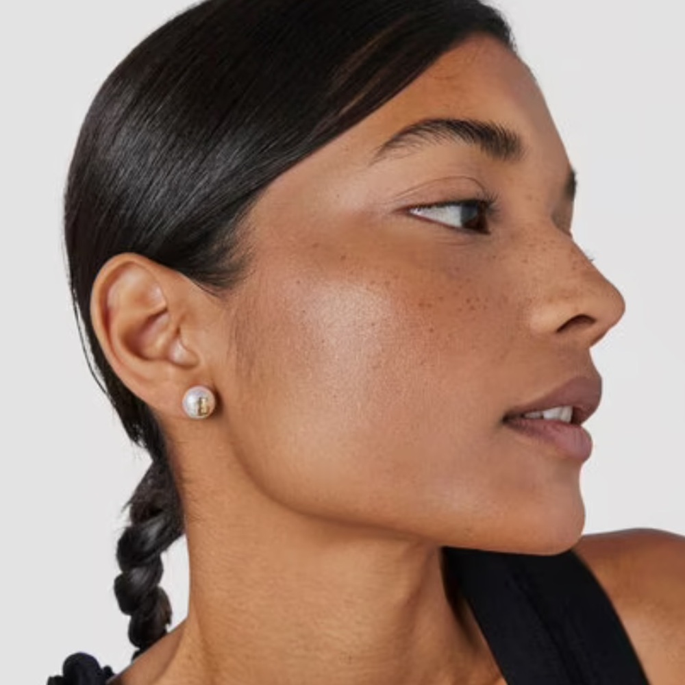Tous Sweet Dolls Pearl and Gold Earrings